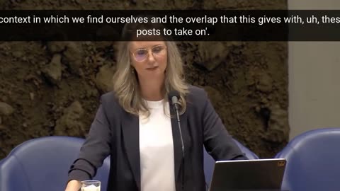 Dutch Government Official Fleur Agema Admits Covid Pandemic Was a 'Military Operation'