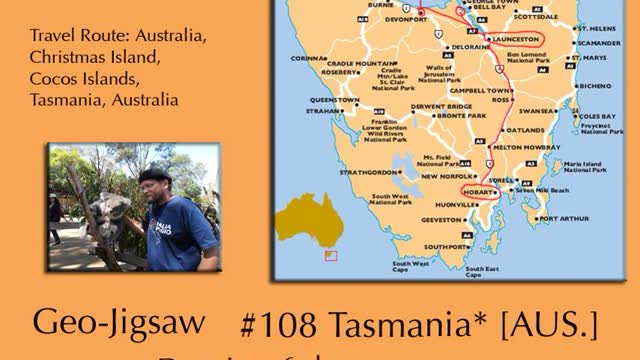 Geo-Jigsaw: #108 Tasmania Pt. 1
