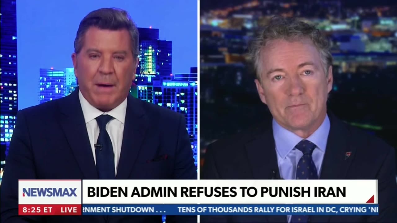 Dr. Rand Paul Joins Eric Bolling on Newsmax – November 14, 2023