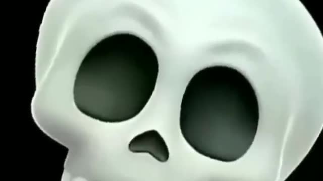 How skeleton wish good night to you 😱😱