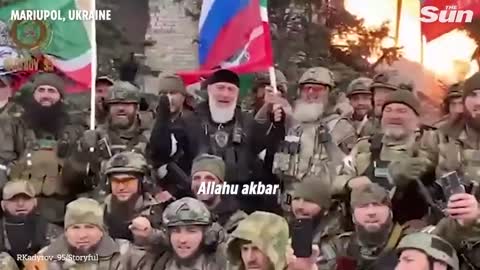 Chechen forces claim 'victory over Mariupol' as Ukrainians inside Azovstal keep up the fight