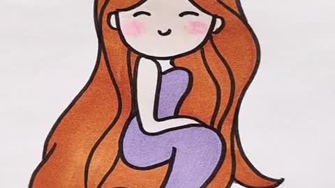 Children's simple line-drawing (2)