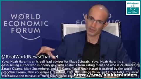 Dankzij AI zijn wij niet meer nodig. Klaus Schwab en Yuval Harari