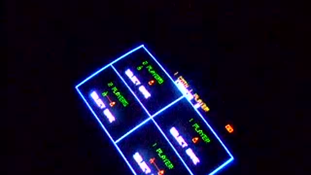 Atari Space Duel Cocktail Arcade Game