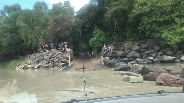 Traffic Jam in Australia's Northern Territory