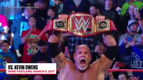wwe match broklesnar vs goldberg