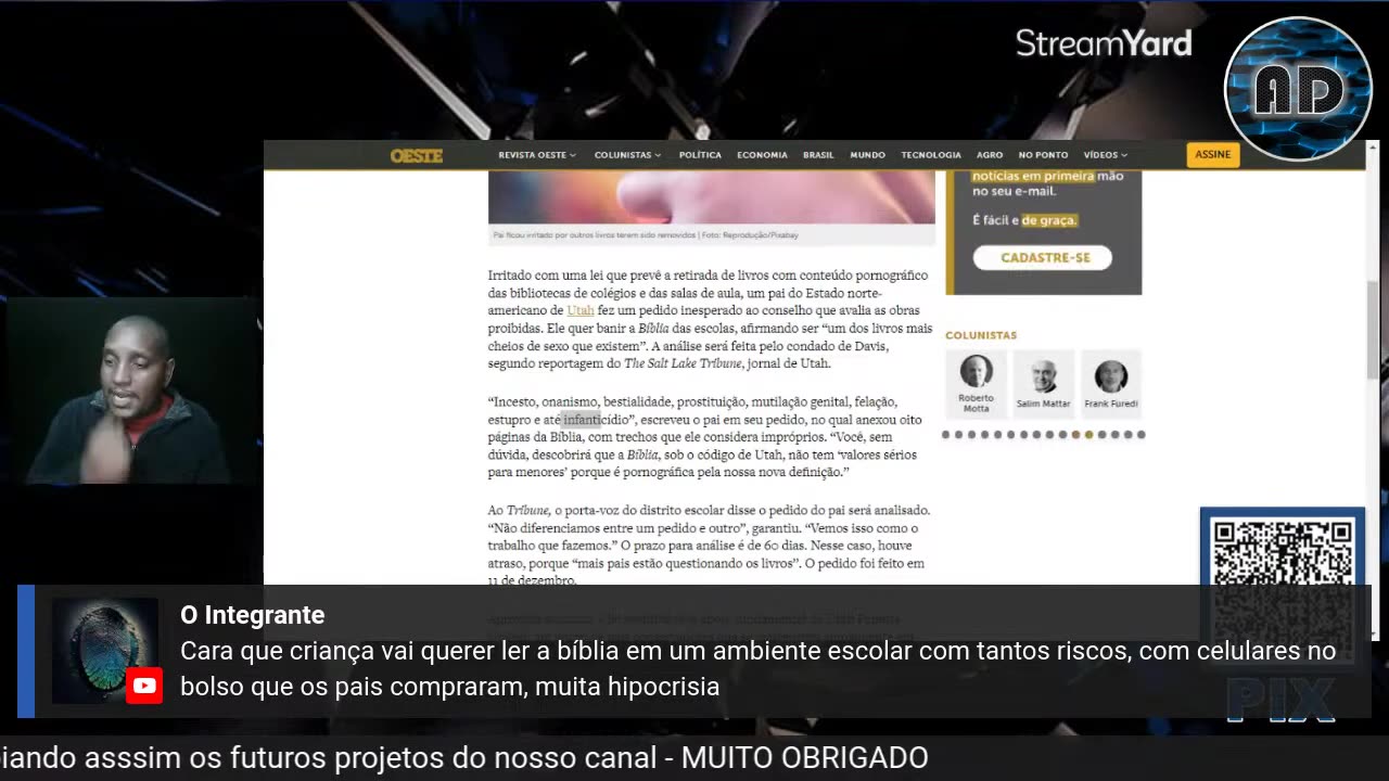 REGISTROS SAMURAI - USbPnc70njo - QUAL DESCULPA NOVA PARA AT4C4R O CRISTÃO