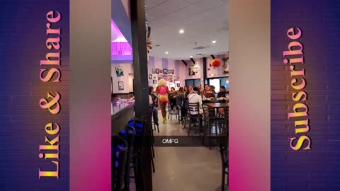 This is what a “family-friendly drag show” in a bar looks like