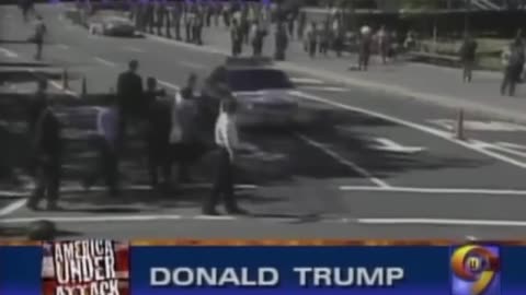 Trump on the phone, 9/11 2001