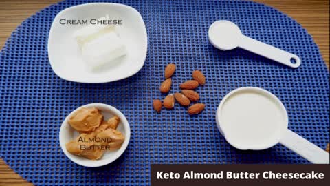 Keto Almond Butter Cheesecake | Keto Diet Recipe