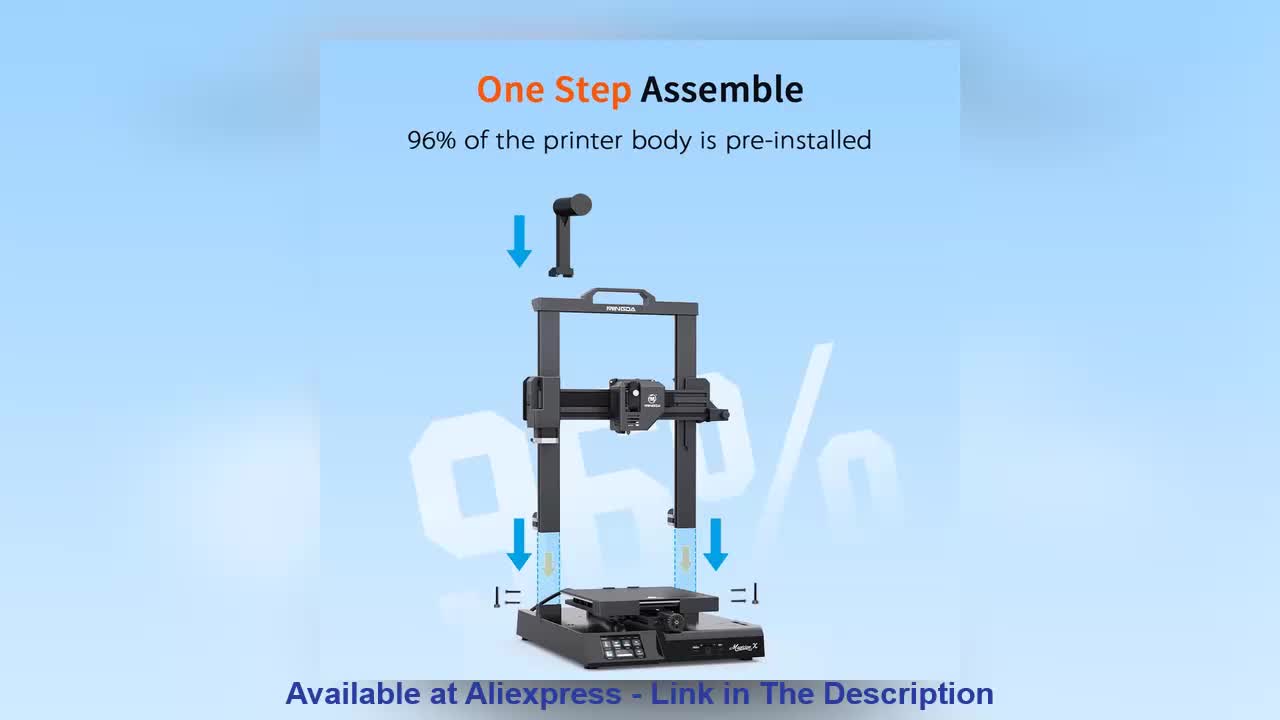 ✨ MINGDA Magician X FDM 3D Printer One Touch Smart Auto Leveling Fast Assemble 230*230*260mm Large