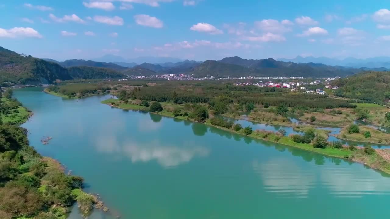 Aerial photograph of the upstream wetland