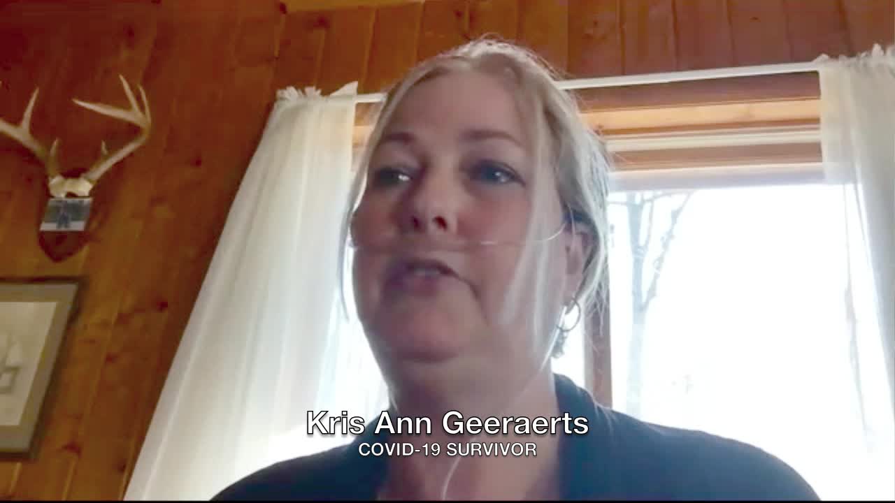Kris Ann Geeraerts - Covid takes her from a healthy 51-mile bike dash cyclist to oxygen dependent
