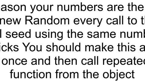 Better random function for C