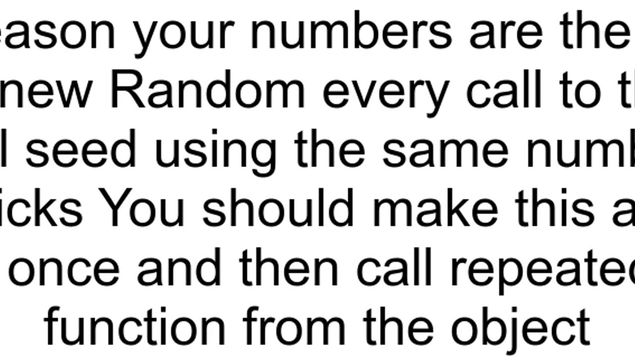 Better random function for C