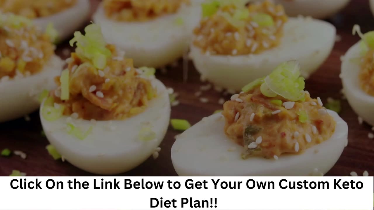 [Keto] Bacon & Kimchi Deviled Eggs