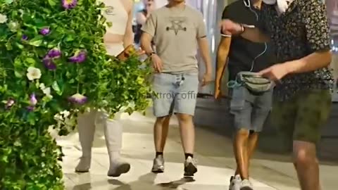 Funny prank bushman
