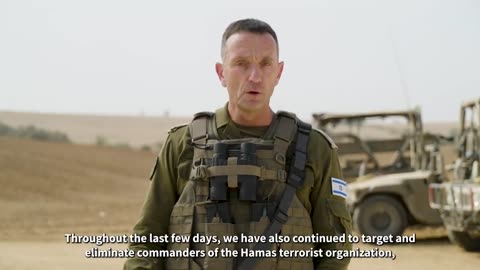 A statement from LTG Herzi Halevi.