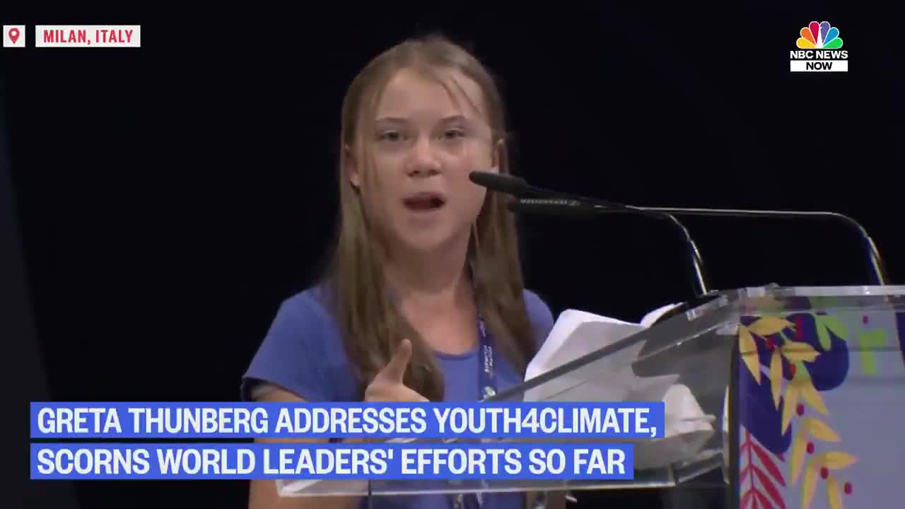 Greta Thunberg - 2 min.7 bla bla bla !!