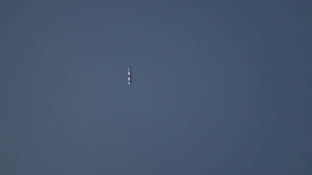 UFO ROTATING IN SKY!