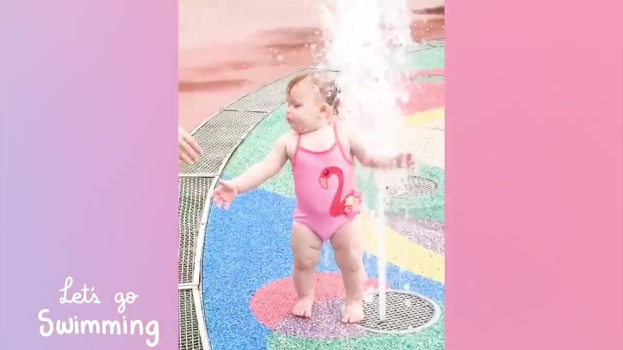 Funny Babies Playing With Water || Baby Outdoor Videos