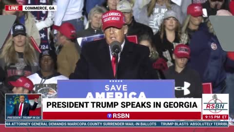 President Trump Full Speech in Commerce, GA.