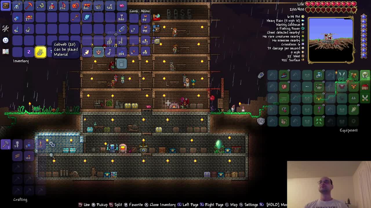 The Meat Locker; Terraria, Expert Drunk World; Ep 85