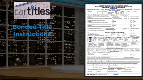 Bonded Car Title Processing Instructions