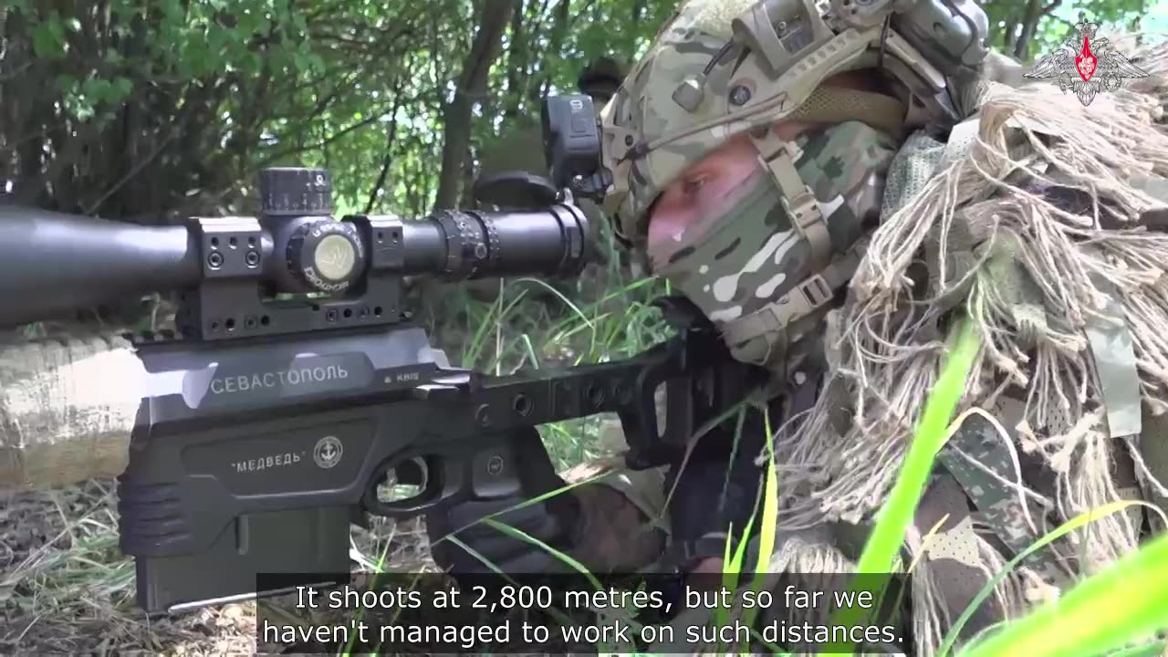 Heavy snipers Pacific Fleet's Marine Brigade