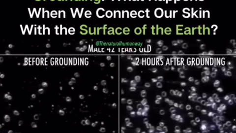 What happens when you ground yourself?
