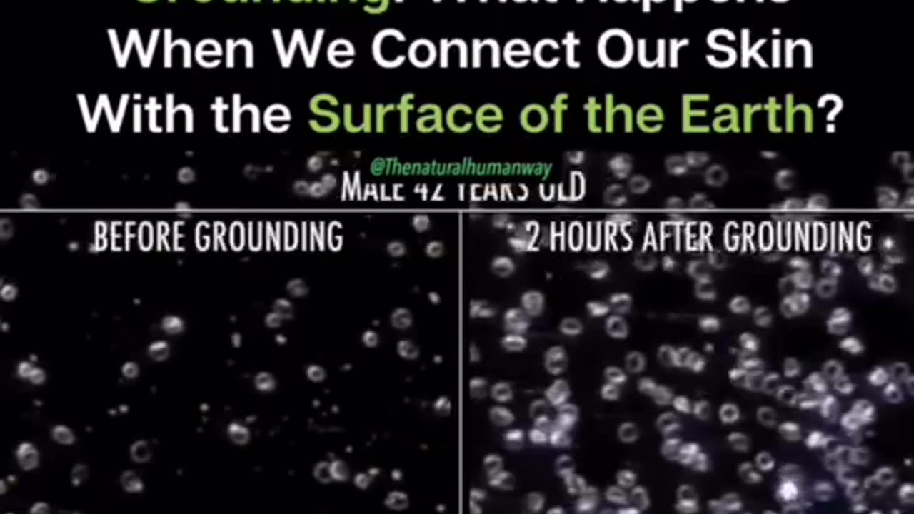 What happens when you ground yourself?
