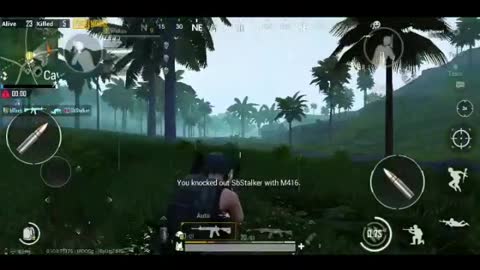BabaYaga INSANE M416 3X recoil control 4 finger Claw Chinese squad wipe out PUBG Mobile Vivo V7