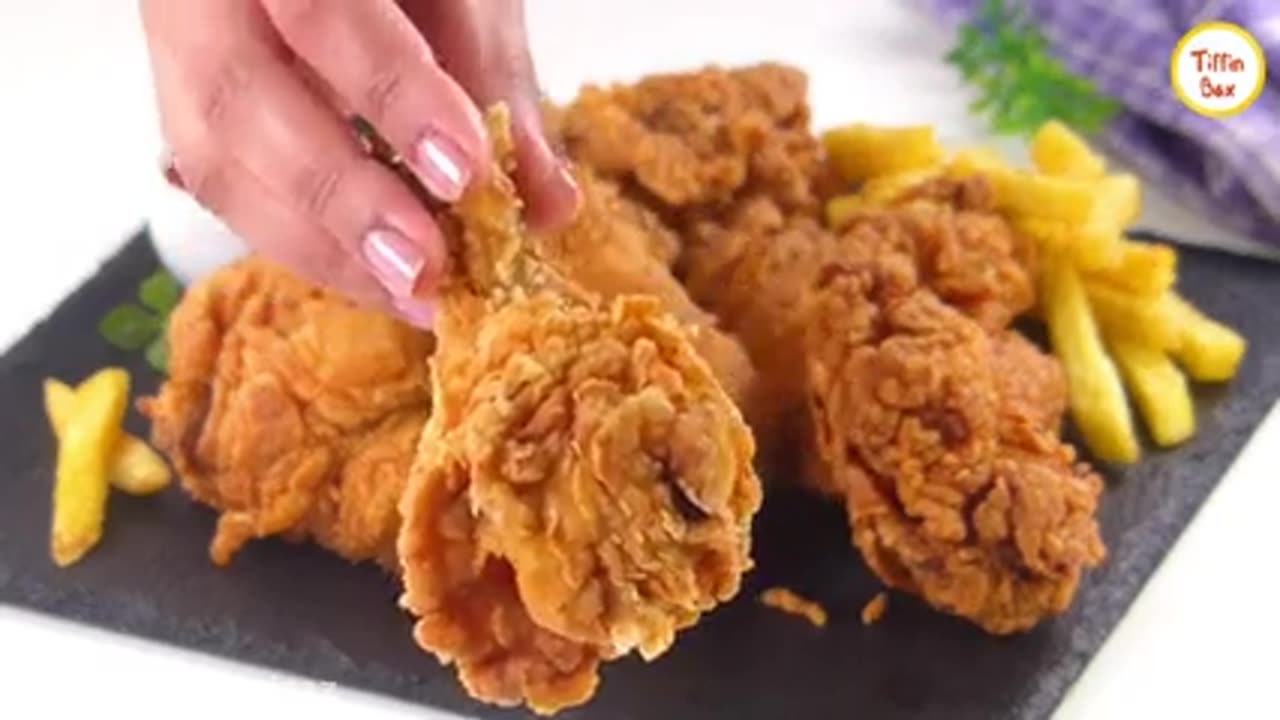 How to cook very crispy and delicious fried chicken