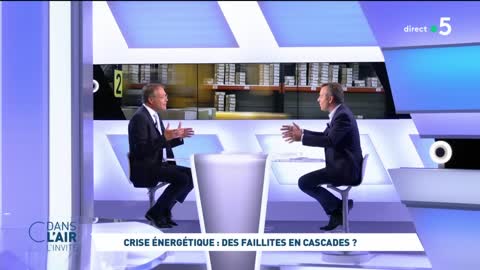 Crise énergétique _ des faillites en cascades _ - L'invité #cdanslair 02.09.2022