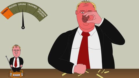 Drunken Stupor Featuring A Cartoon Mayor Rob Ford