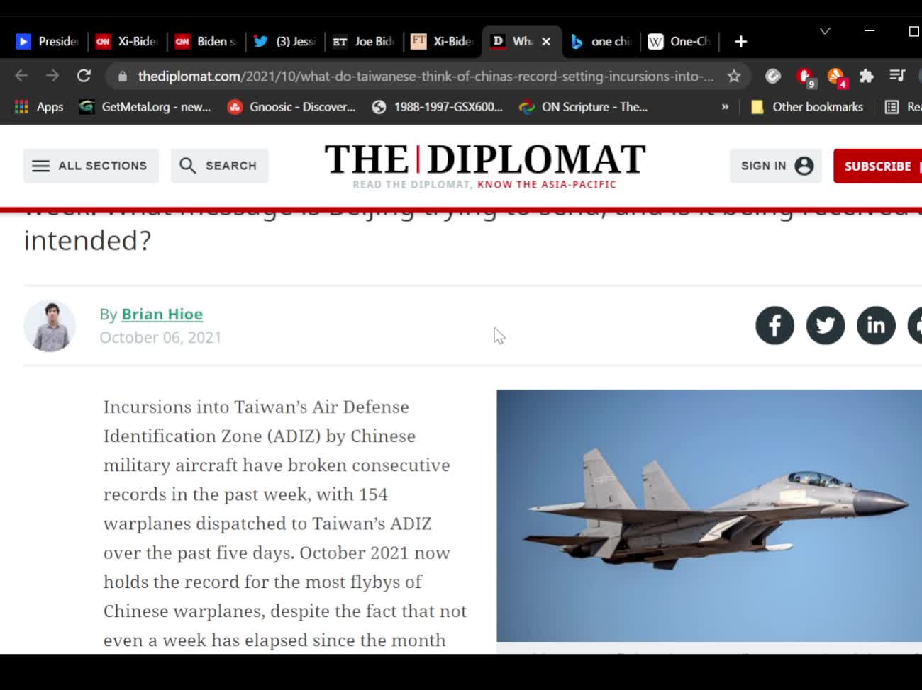 FCP Update: Biden-Xi Summit and Taiwan