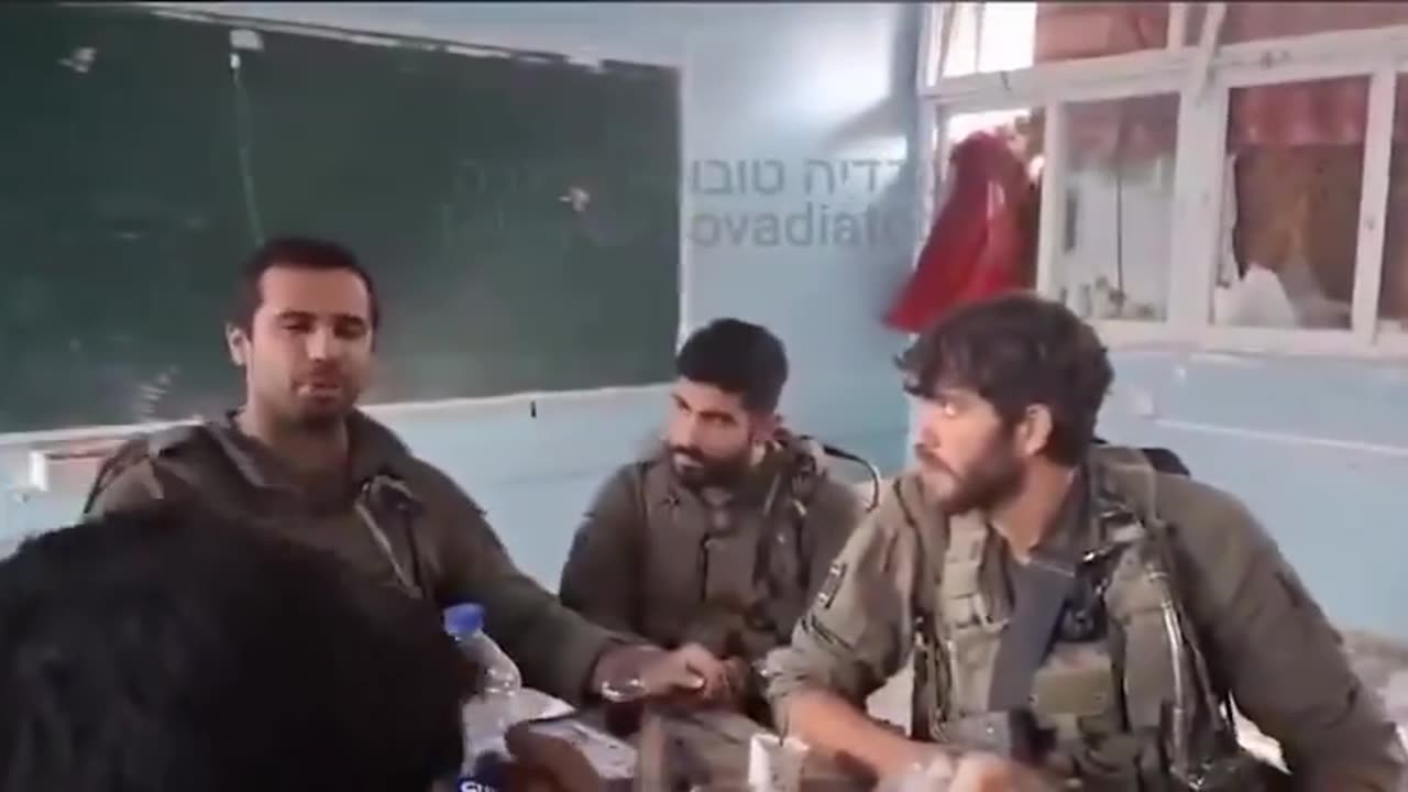 Israeli forces converting a Palestinian school into a military outpost