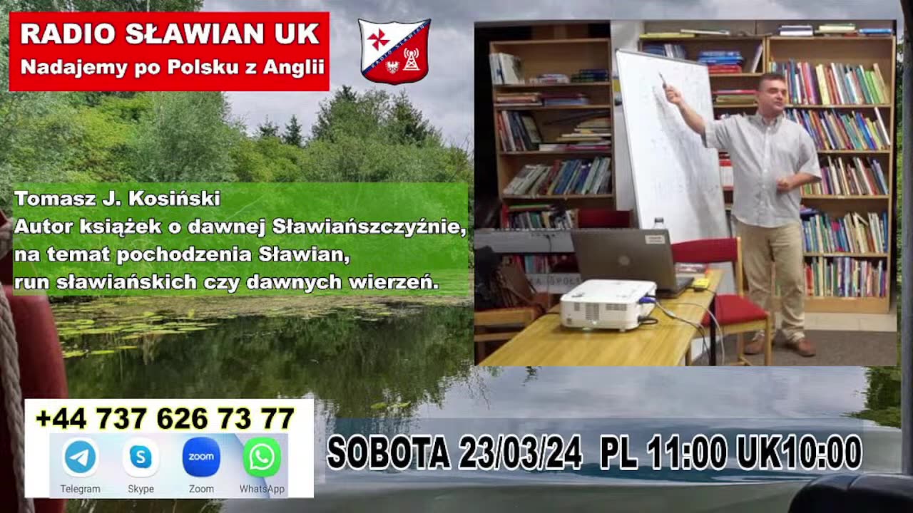 Tomasz J. Kosiński Autor książek o dawnej Sławiańszczyźnie, na temat pochodzenia Sławian,