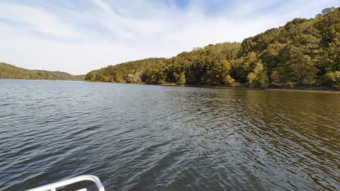 Pontoon Ride at Salt Fork Lake in Guernsey County Ohio