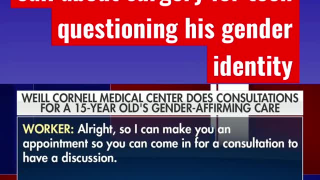 Tucker Reveals Phone Call to Hospital Inquiring About Transgender Surgery for Teen