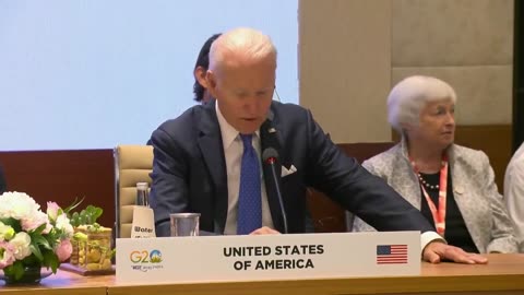 Biden Struggles to Read His Notecards at G20 Summit