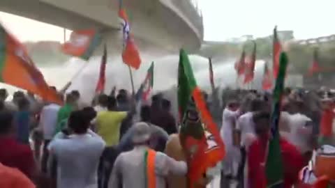 BJYM workers are attacked in West Bengal!! video 1