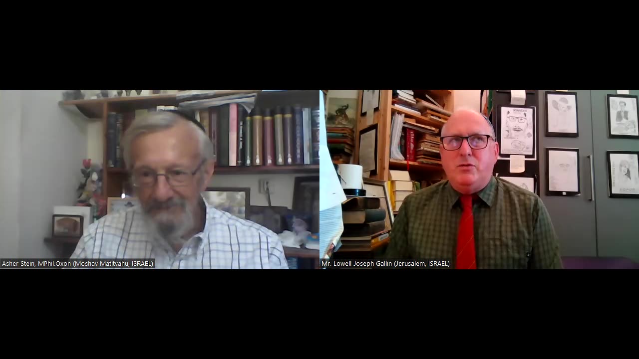 R&B Monthly Seminar: R&B Noahide Fellowship (Episode #18 -- Tuesday, August 8th, 2023). Chairman: Rabbi Yehoshua Friedman (Kochav HaShachar, ISRAEL). Panelist: Mr. Arthur (Asher) N. Stein (MPhil.Oxon) (Moshav Matityahu, ISRAEL)