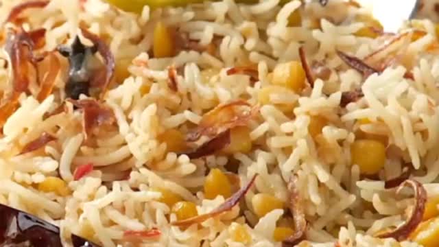 Chickpeas split with rice recipe very easy and simple recipe