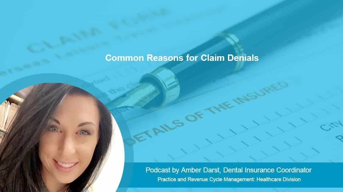 Common Reasons for Dental Claim Denials