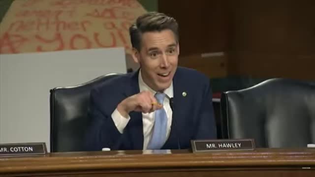 Josh Hawley is RACIST of pregnant MEN😂🤣🤣