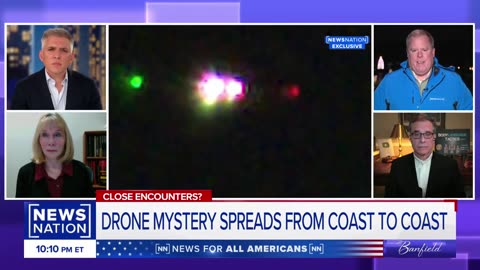 NewsNation reporter saw dozens of drones flying from the ocean.