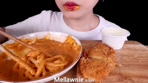 mukbang!! Super cheesy