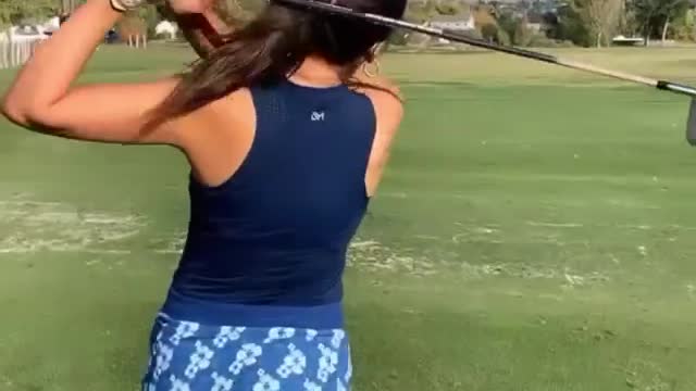 Golf baby girl short video