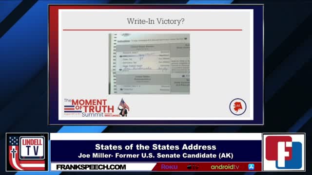 Write-in Fraud: You Voted for Joe Miller? Not Anymore.